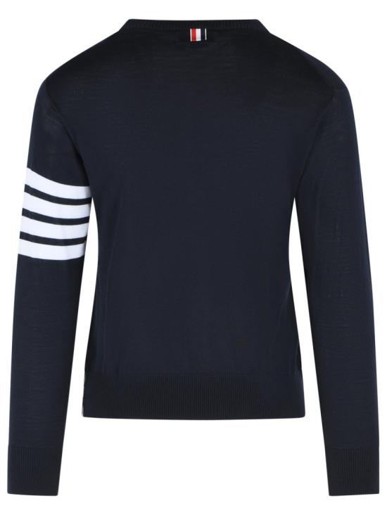 26FW 톰브라운 니트웨어 MKA002A 00014 415 Blue - THOM BROWNE