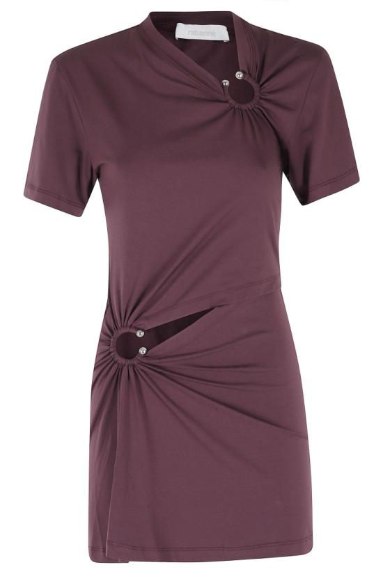 26SS 파코라반 원피스 26PJRO243CO0555 098 Burgundy