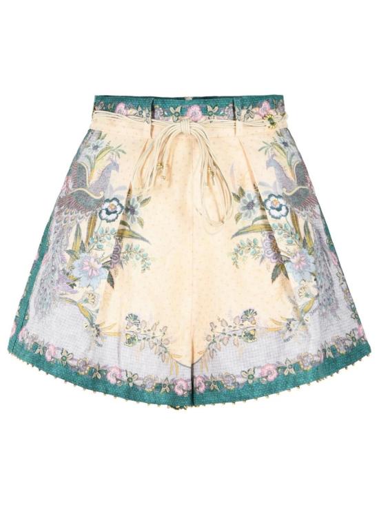 26FW 짐머만 숏팬츠 8632ASS262 CREAM SCARF FLORAL Neutrals