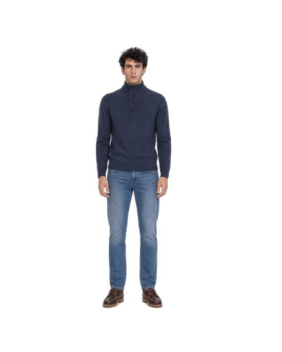 26FW 바버 니트웨어 3046901 Blue - BARBOUR