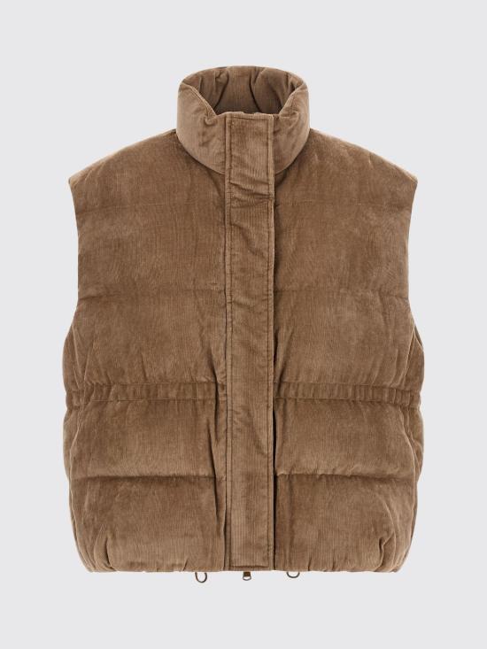 26FW 브루넬로 쿠치넬리 패딩 조끼 MG5477613P C3368 Brown - BRUNELLO CUCINELLI