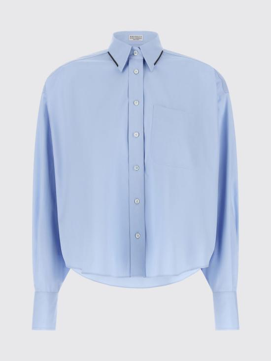 26FW 브루넬로 쿠치넬리 셔츠 MH772M1O16 C172 Blue - BRUNELLO CUCINELLI