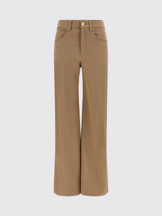 26FW 브루넬로 쿠치넬리 스트레이트 팬츠 MP134P4108 C006 Beige - BRUNELLO CUCINELLI