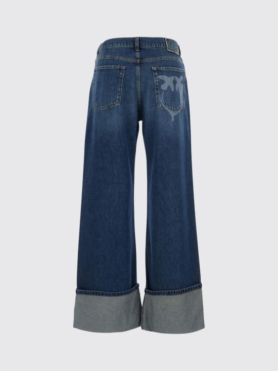 26FW 핑코 데님 팬츠 105541A3G 7PJU Blue - PINKO