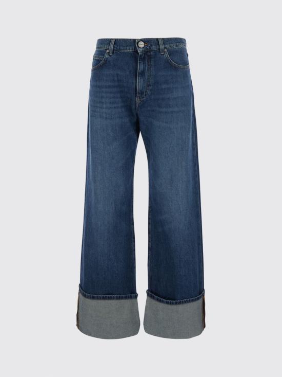 26FW 핑코 데님 팬츠 105541A3G 7PJU Blue - PINKO