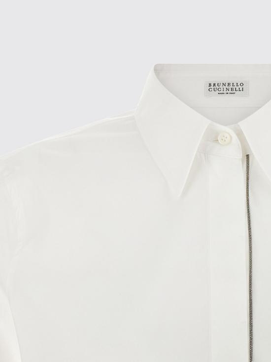 26FW 브루넬로 쿠치넬리 셔츠 MP091MA626 C159 White - BRUNELLO CUCINELLI
