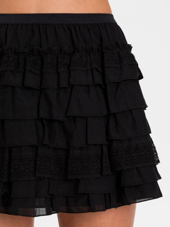 26SS 액티튜드 트윈세트 숏 스커트 261AQ2051 00006 Black - ACTITUDE TWINSET