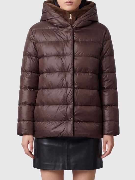 26FW 에르노 밍크 퍼 이펙트 파카 재킷 밍크 퍼 이펙트 파카 재킷 PI002312D12017Z 8810 Brown