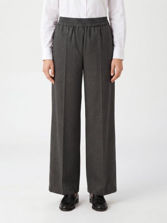 26FW 브루넬로 쿠치넬리 스트레이트 팬츠 MPW07P9002 C4078 Grey