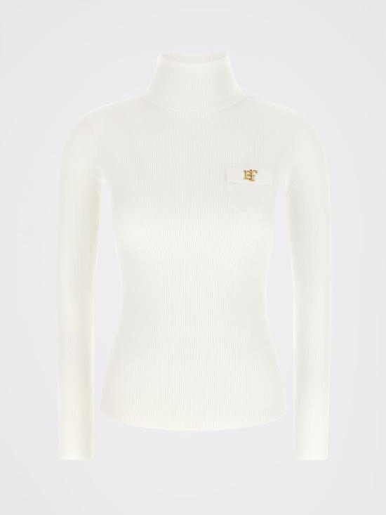 26FW 엘리자베타프랜치 터틀넥 MK05B66E2 360 White - ELISABETTA FRANCHI
