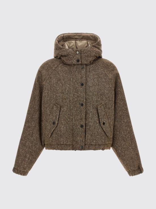 26FW 브루넬로 쿠치넬리 자켓 MD0023657 C002 Brown - BRUNELLO CUCINELLI