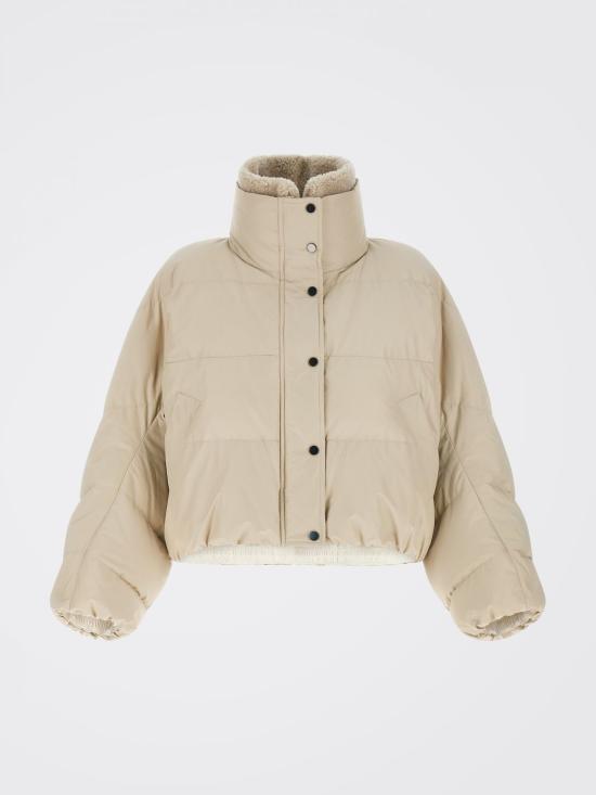 26FW 브루넬로 쿠치넬리 숏패딩 MH5257474 C018 Beige - BRUNELLO CUCINELLI