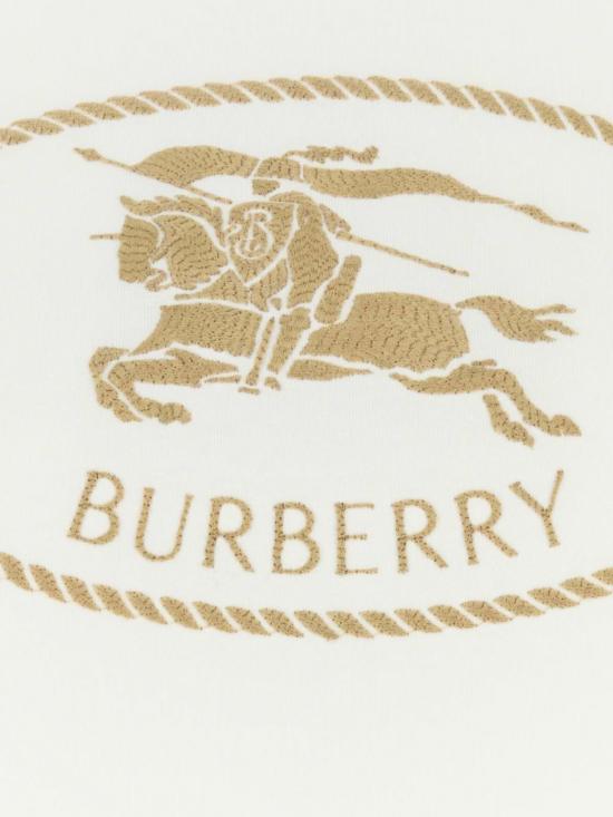 26FW 버버리 나이트 스탬프 코튼 티셔츠 8109817 Beige - BURBERRY
