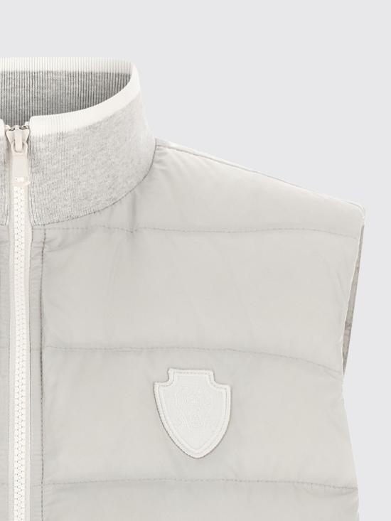 26FW 브루넬로 쿠치넬리 패딩 조끼 MD5983306 C3671 Grey - BRUNELLO CUCINELLI