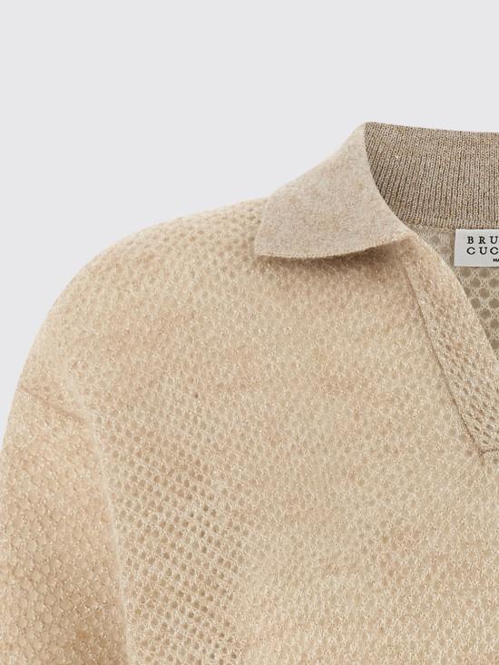 26FW 브루넬로 쿠치넬리 폴로 티셔츠 MGG270505P CWM81 Gold - BRUNELLO CUCINELLI