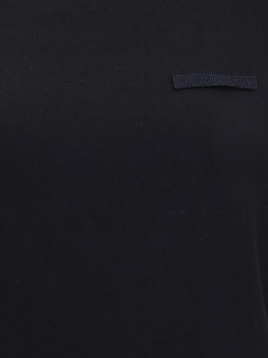 26FW 자크뮈스 그로그랭 로고 솟슬리브 티셔츠 TSW00550AJ00029 990 Black - JACQUEMUS