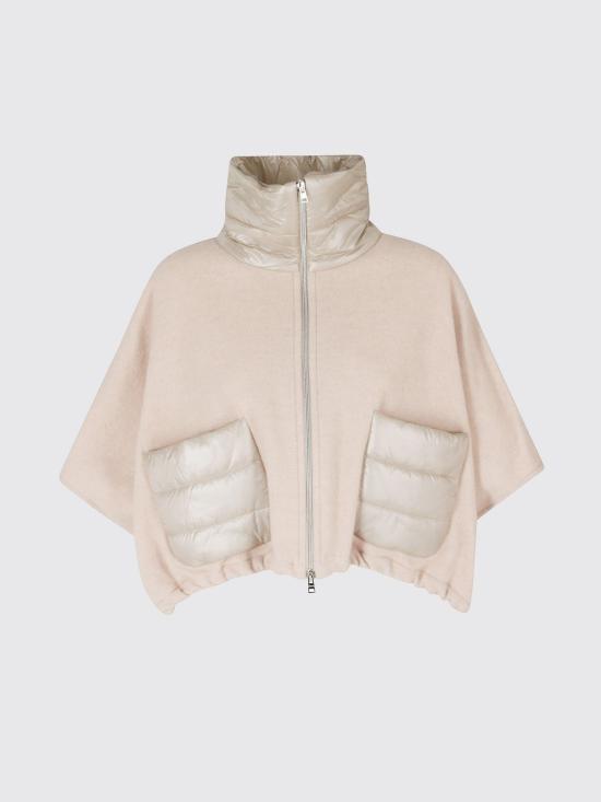 26FW 에르노 A 셰이프 리조트 쇼트 판초 GI00042DR33395 1982 Pink - HERNO