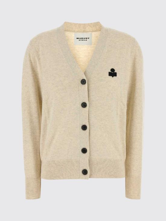 26FW 이자벨마랑에뚜왈 KARINA 카리나 V넥 가디건 CA0104FAC1L17E 02LY Grey - ISABEL MARANT ETOILE