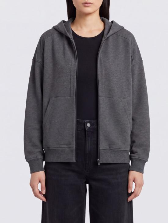 26FW 브루넬로 쿠치넬리 집업 스웨트셔츠 MH827FB706 C080 Grey