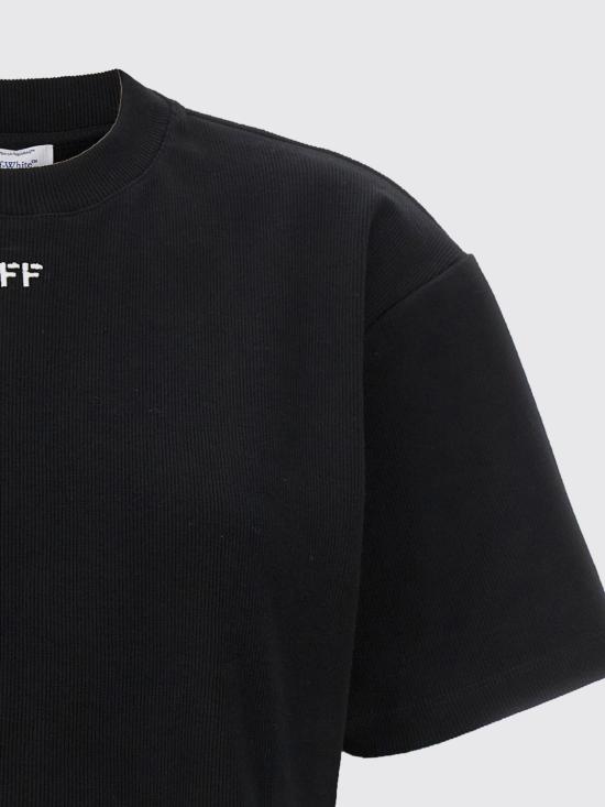 26FW 오프화이트 반팔 티셔츠 2FA00678T W003 Black - OFF WHITE