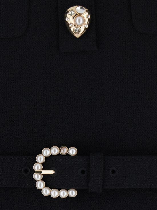 26FW 셀프 포트레이트 롱 원피스 AW26074MBB Black - SELF PORTRAIT