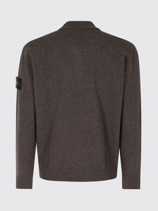 26FW 스톤 아일랜드 와펜 패치 니트 5100018S00B4 V0M62 Grey - STONE ISLAND