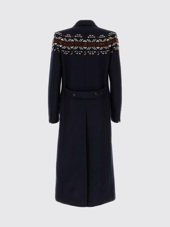 26FW 드리스 반 노튼 코트 2620202384216 509 Navy - DRIES VAN NOTEN