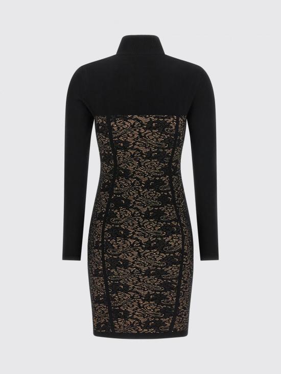 26FW 엘리자베타프랜치 미디 원피스 AM27Q66E2 FR9 Black - ELISABETTA FRANCHI