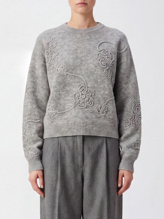 26FW 로테이트 스웨터 1166061472 1472 Grey