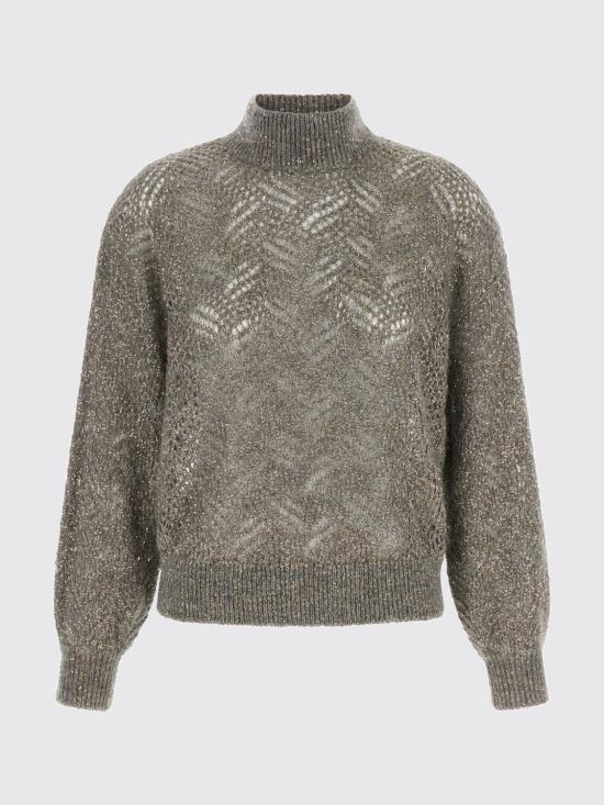 26FW 브루넬로 쿠치넬리 터틀넥 MRG562504 CQC50 Grey - BRUNELLO CUCINELLI
