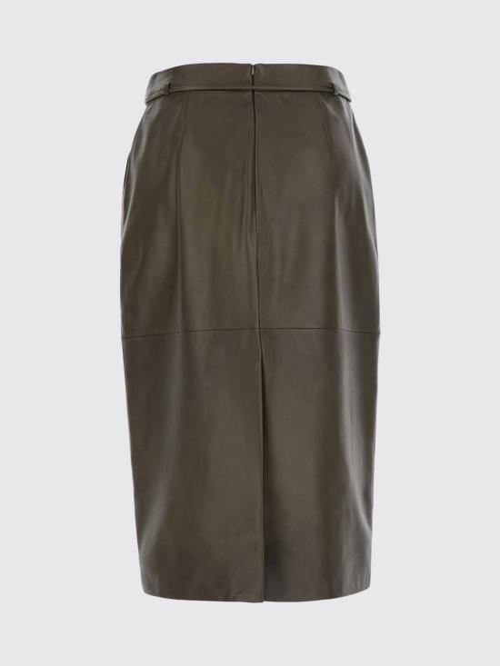 26FW 막스마라 미디 스커트 2621406011600 003 Green - MAX MARA