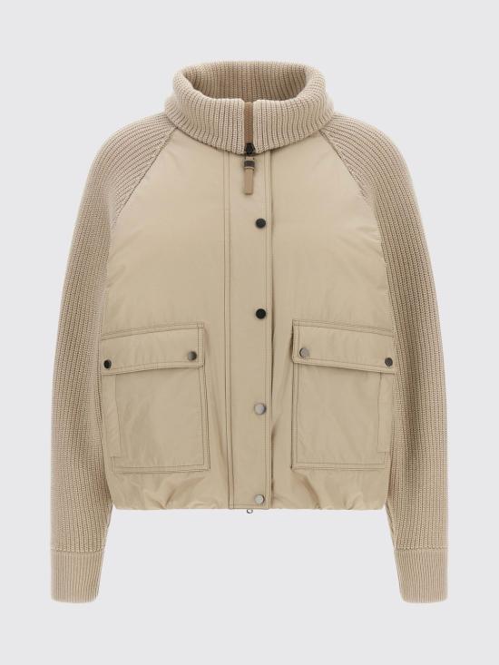 26FW 브루넬로 쿠치넬리 숏패딩 MH5257294P C018 Beige - BRUNELLO CUCINELLI