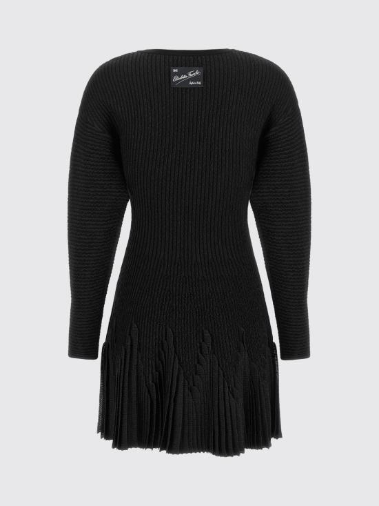 26FW 엘리자베타프랜치 미디 원피스 AM12S66E2 110 Black - ELISABETTA FRANCHI