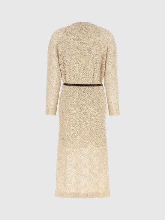 26FW 브루넬로 쿠치넬리 롱 원피스 MRG562A90 CEZ53 Beige - BRUNELLO CUCINELLI