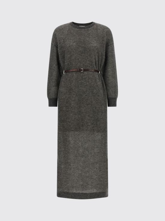 26FW 브루넬로 쿠치넬리 롱 원피스 MGG270A90P CUG68 Grey - BRUNELLO CUCINELLI