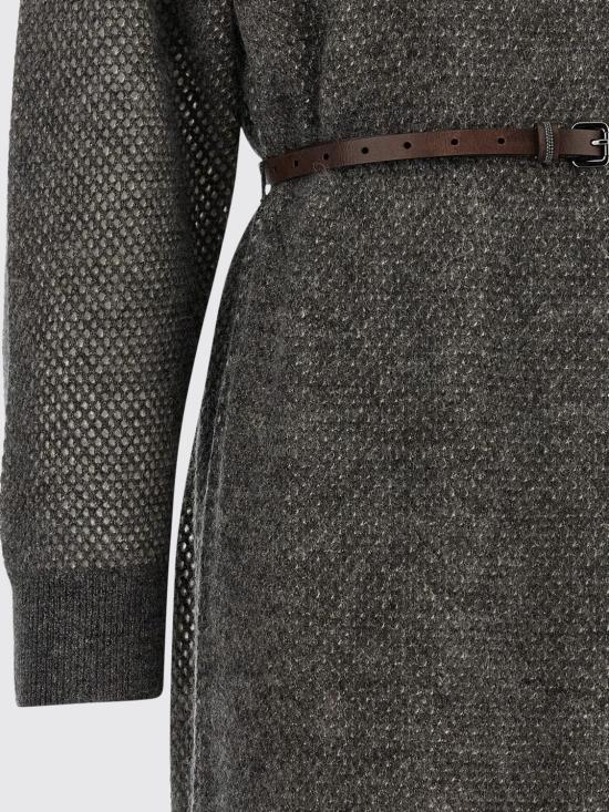 26FW 브루넬로 쿠치넬리 롱 원피스 MGG270A90P CUG68 Grey - BRUNELLO CUCINELLI
