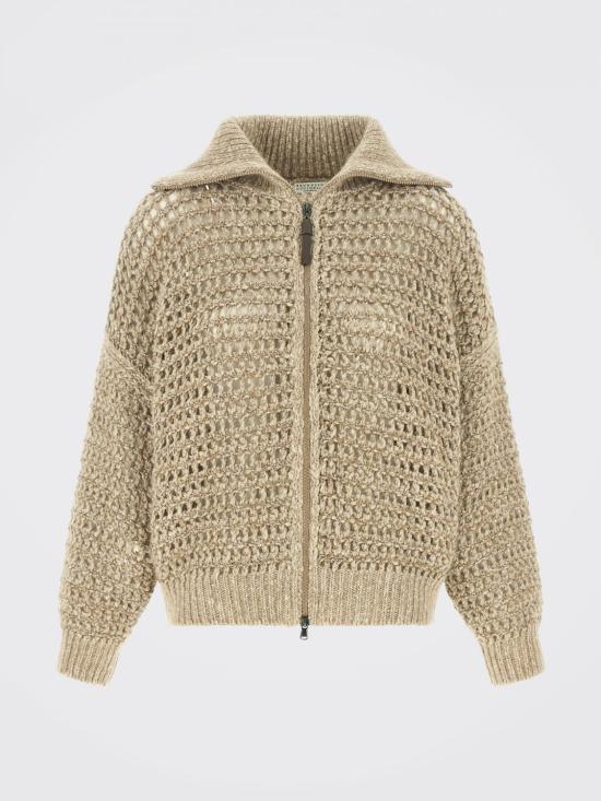 26FW 브루넬로 쿠치넬리 가디건 MGO378806 CVA05 Beige - BRUNELLO CUCINELLI
