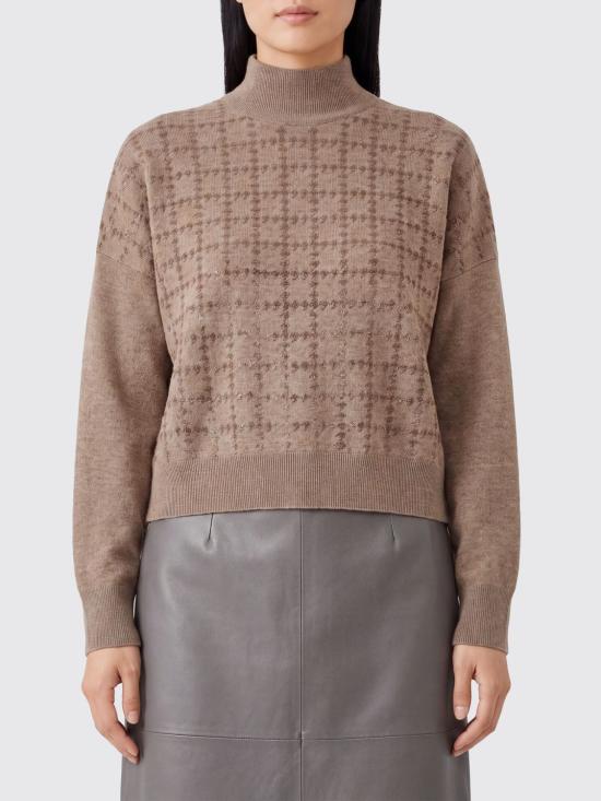 26FW 브루넬로 쿠치넬리 스웨터 M12246004P C077 Beige