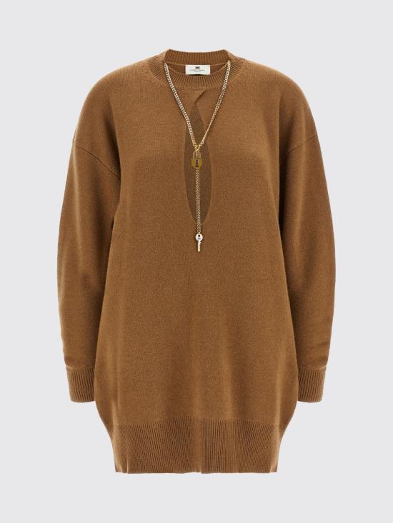 26FW 엘리자베타프랜치 롱 원피스 AM23T66E2 AI6 Brown - ELISABETTA FRANCHI