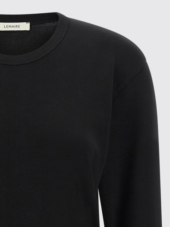 26FW 르메르 긴팔 티셔츠 TS0003LJ1016 BK999 Black - LEMAIRE