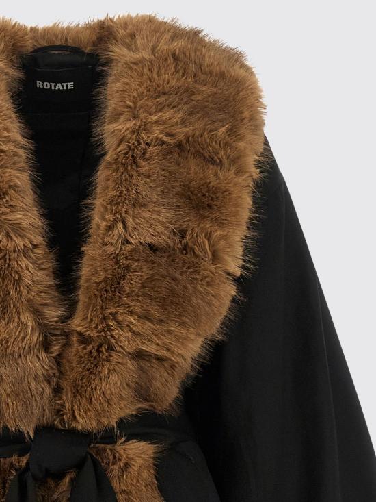 26FW 로테이트 코트 115145100 100 Black - ROTATE