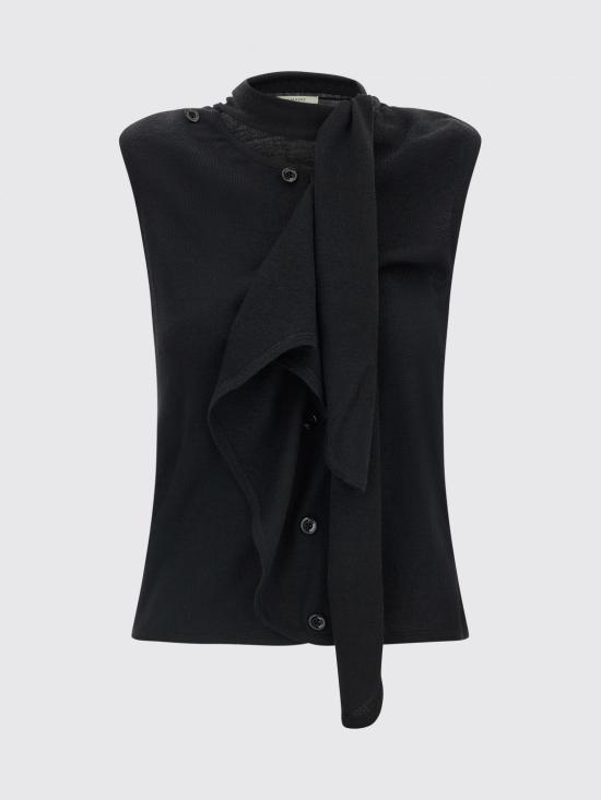 26FW 르메르 민소매 티셔츠 PO0053LK1063 BK999 Black - LEMAIRE