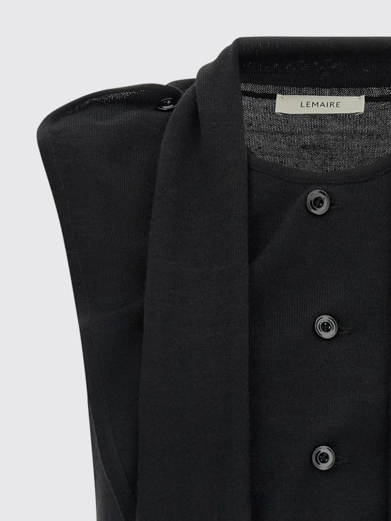 26FW 르메르 민소매 티셔츠 PO0053LK1063 BK999 Black - LEMAIRE