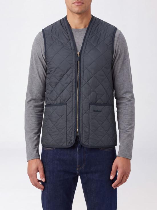 26FW 바버 폴라퀼트 지퍼인 라이너 MLI0002 NY91 Blue