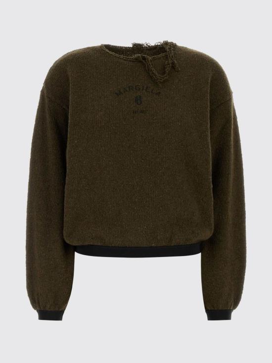 26FW MM6 메종마르지엘라 스웨터 S52HL0062M13283 727S Green - MM6 MAISON MARGIELA