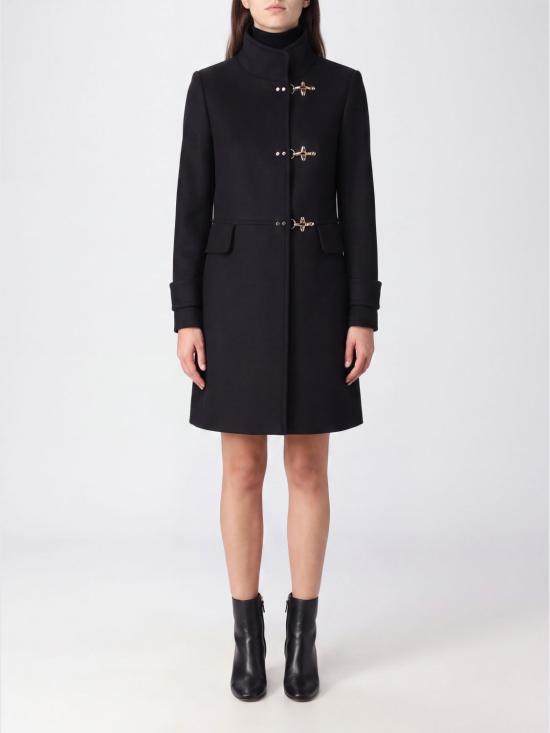 26FW 페이 코트 NAW50533010YMV B999 Black
