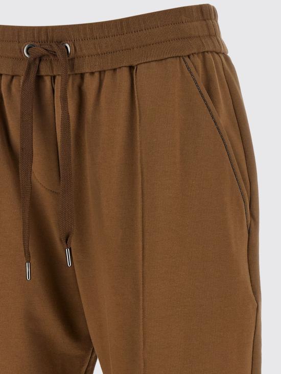 26FW 브루넬로 쿠치넬리 스트레이트 팬츠 MH827FB799 C832 Brown - BRUNELLO CUCINELLI