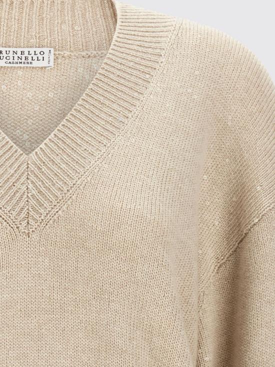 26FW 브루넬로 쿠치넬리 스웨터 M73540802 C9731 Beige - BRUNELLO CUCINELLI