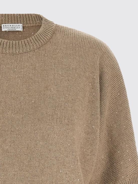 26FW 브루넬로 쿠치넬리 스웨터 M73540810 CJ077 Beige - BRUNELLO CUCINELLI