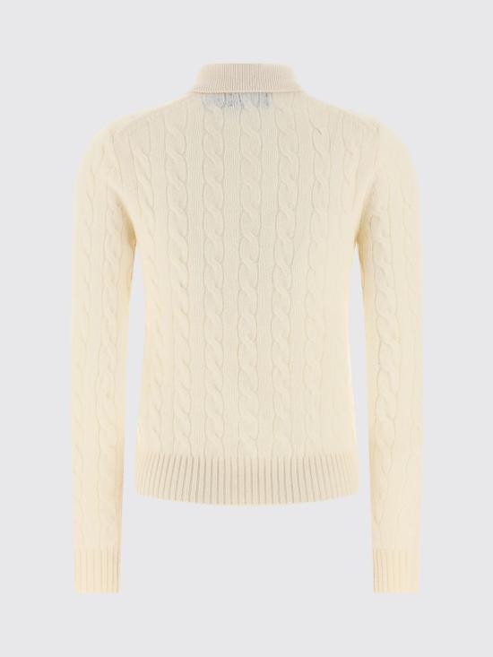 26FW 폴로 랄프로렌 케이블 폴로 니트 211972132 001 Cream - POLO RALPH LAUREN